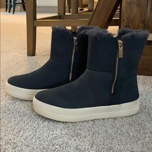 Navy J Slides Waterproof/Winterproof Boots